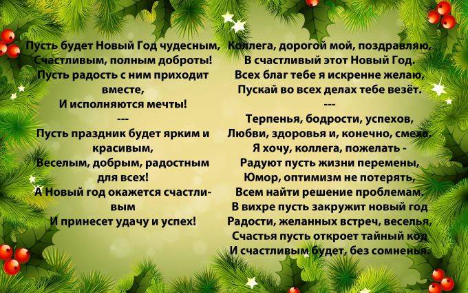 Оригинальные поздравления с Новым годом 2020 на корпоративе, для друзей